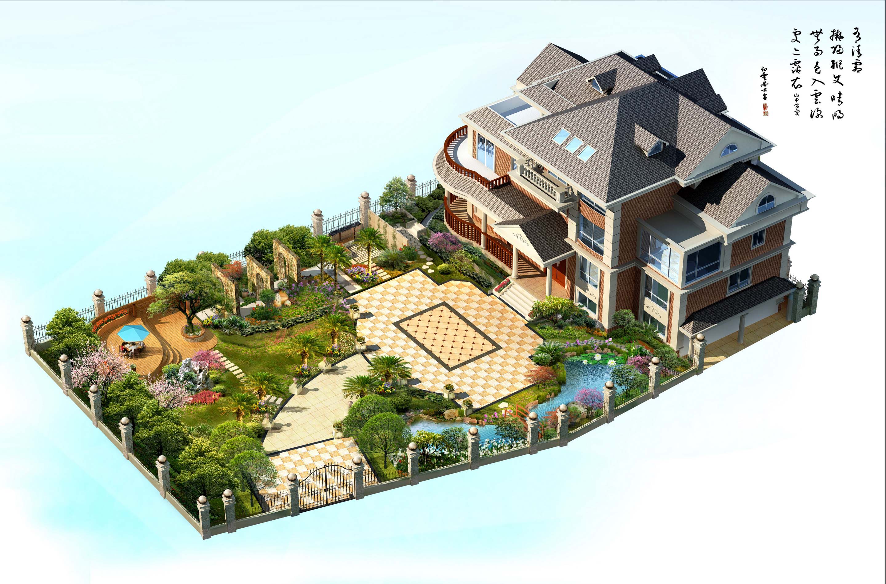 別墅庭院景觀設(shè)計(jì)